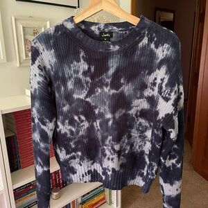 Justify | Navy Tie-Dye Sweater